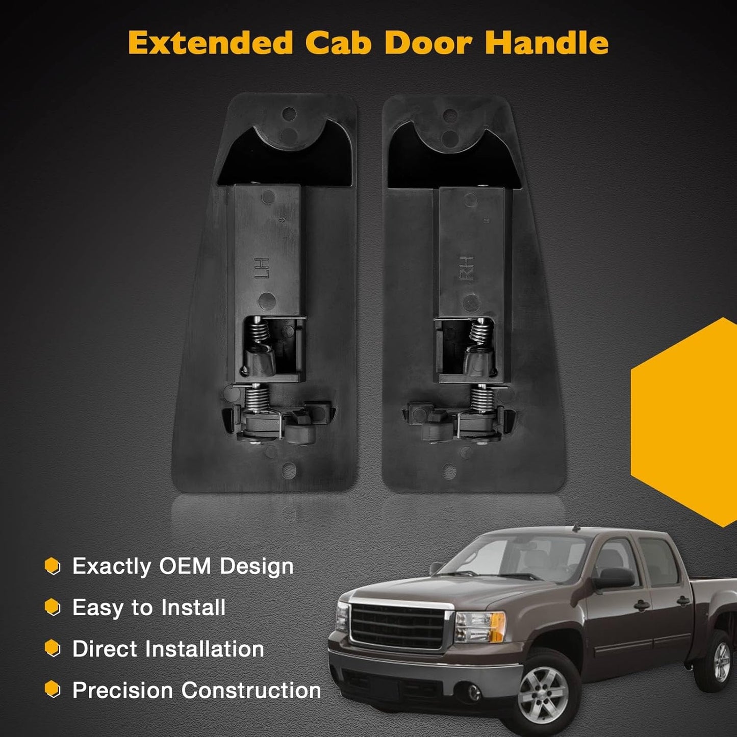Extended Cab Door Handle for Chevy Silverado GMC Sierra