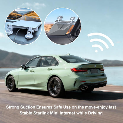 Starlink Mini Car Suction Cup Mount for Dashboard & Windshield