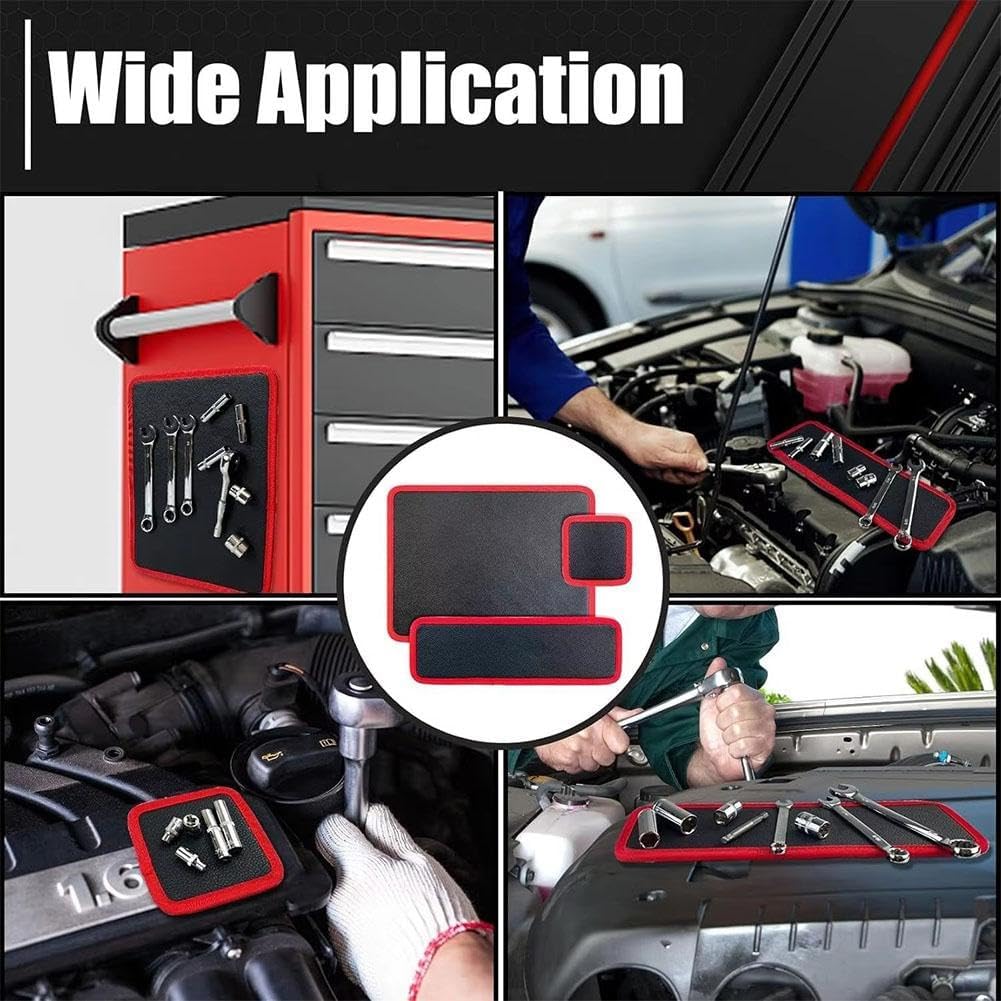Flexible Strong Magnetic Non-Slip Tool Mat & Holder