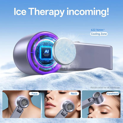 Rechargeable Handheld Portable Turbo Fan with Ice Cooler