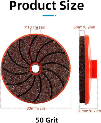 M10 Thread Integrated Polishing Angle Grinder Disc