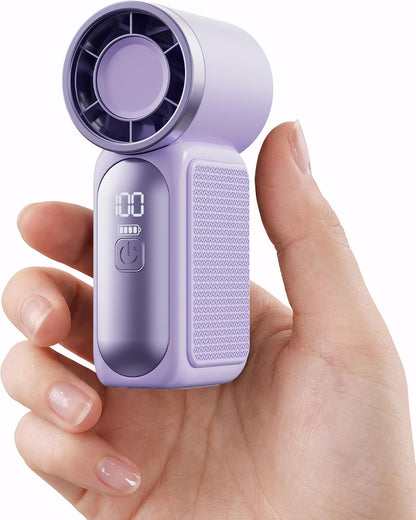 Portable High Velocity Handheld Cooling Fan with LED Display