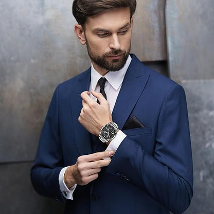 Mens Waterproof Military Analog Digital Business Watch