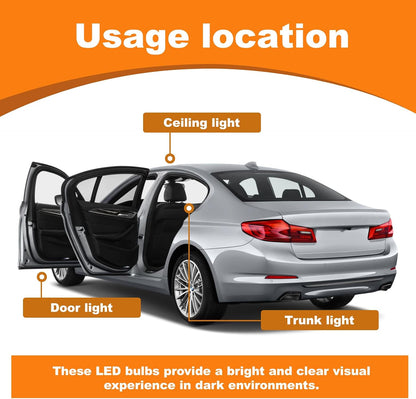 42PCS LED Interior Car Lights Kit Universal for Cars Trucks SUVs RVs
