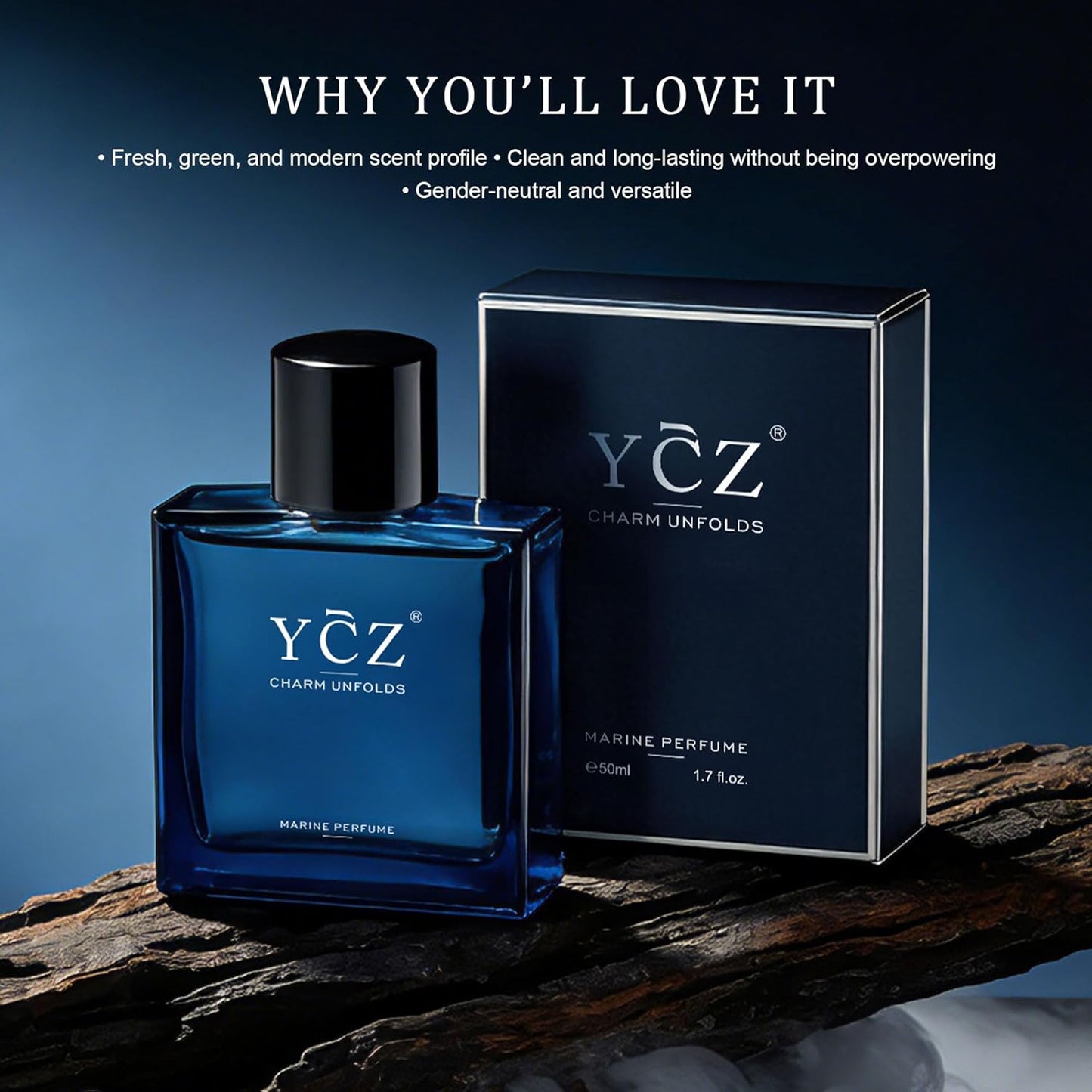 Charm Unfolds Marine Long Lasting Perfume for Men