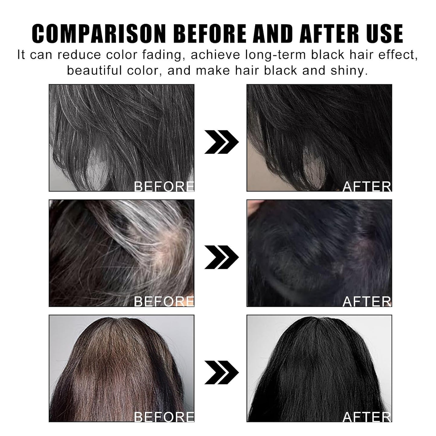 Fruit Essence Plant Extract Hair Dye Essence with Comb