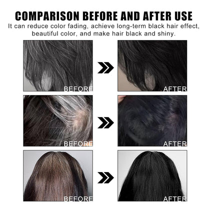 Fruit Essence Plant Extract Hair Dye Essence with Comb