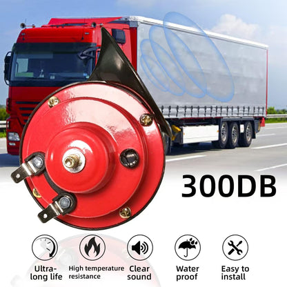 12V Waterproof 300DB Super Loud Train Horn Replacement Kit