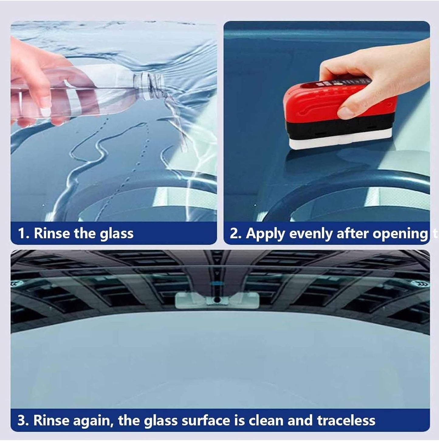 Automotive Anti-Rain Fog Oil Film Cleaning Brush