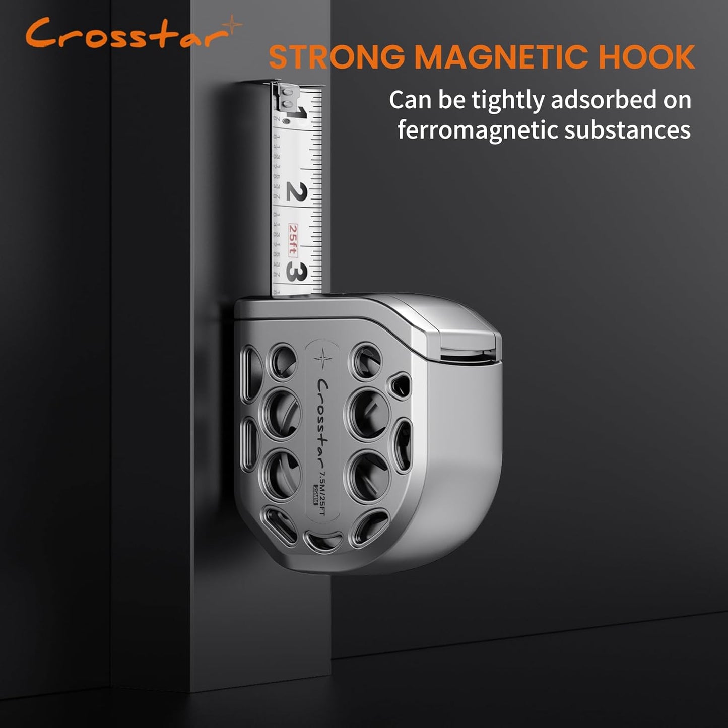 Magnetic Self-Locking Stainless Steel Tape Measure