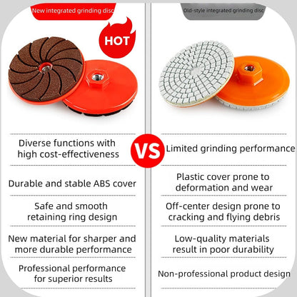 M10 Thread Integrated Polishing Angle Grinder Disc