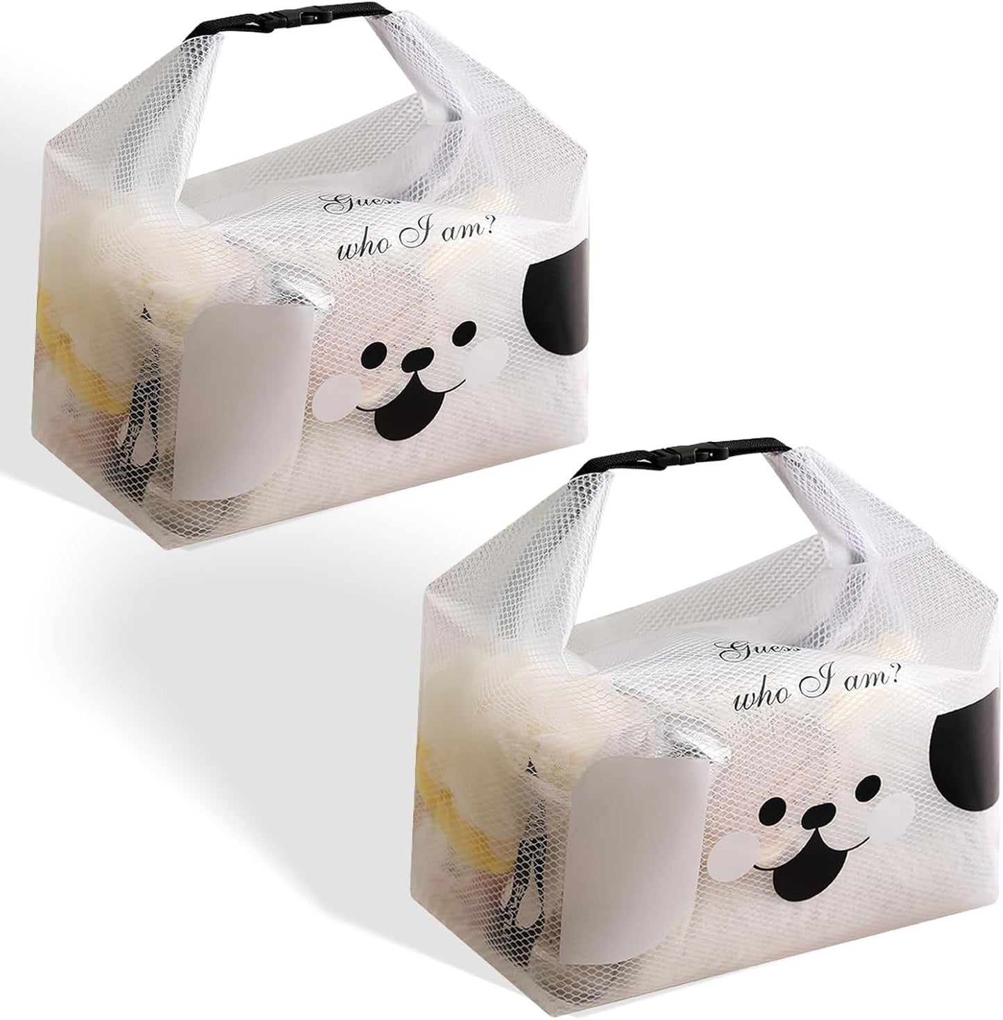 2-Pack Large Capacity Toiletry Bags Handbag Sandproof Beach Waterproof Travel Organizers