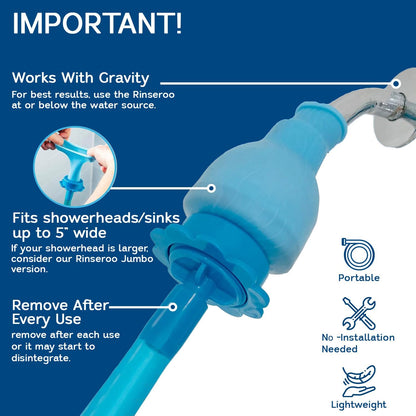 Slip-On Handheld Hose Attachment for Cleanning