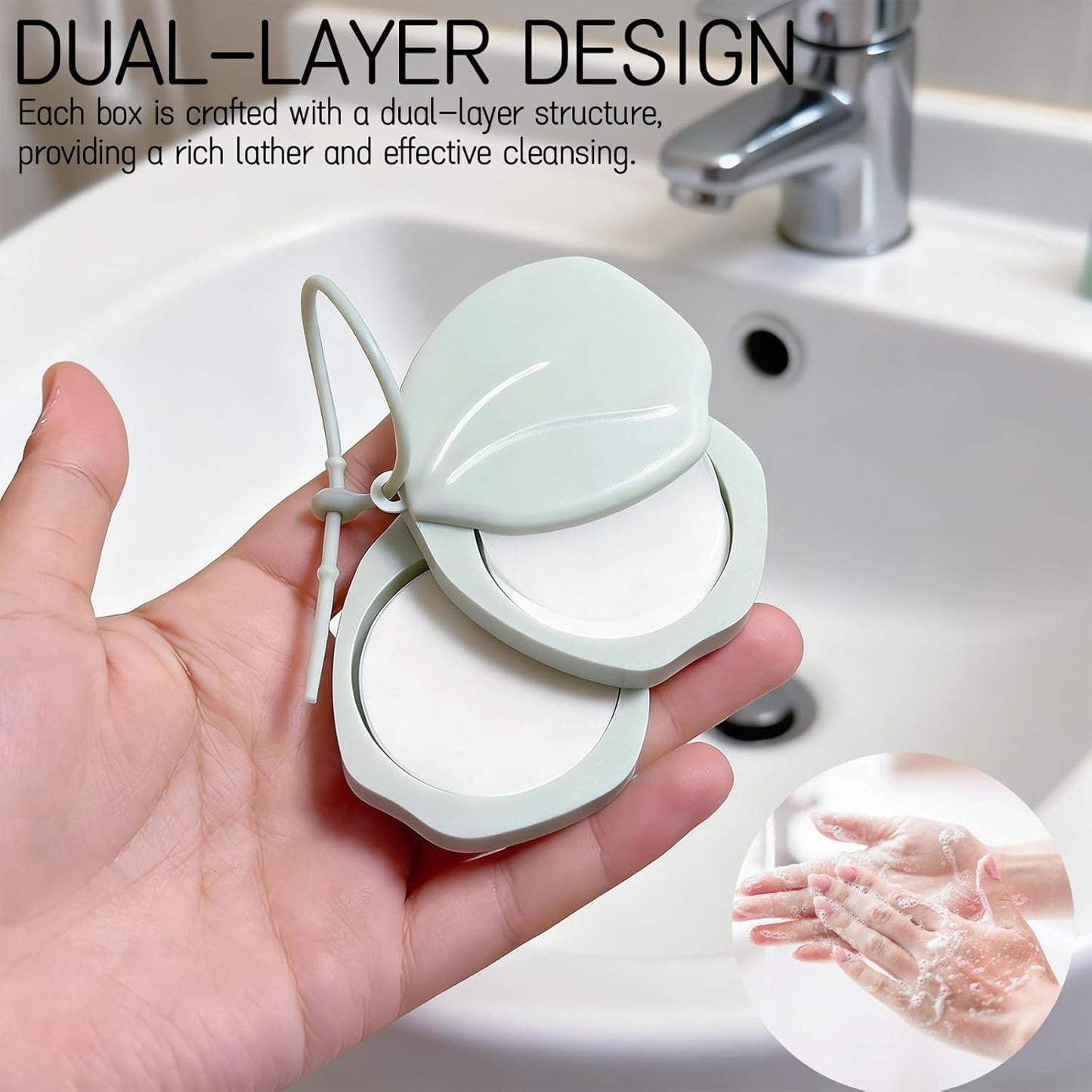 2Pack Portable Hand Wash 180 Sheets Paper Soap