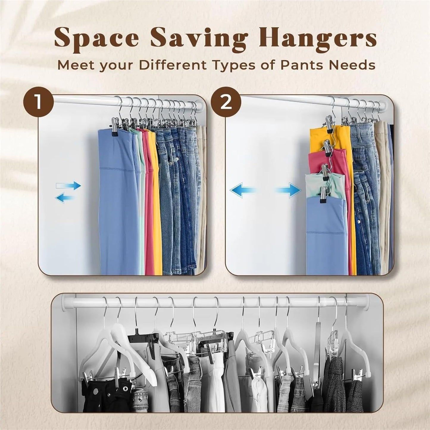 20Pcs Multifunction Stainless Steel Clothes Clip Laundry Hook