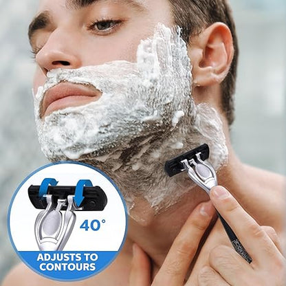 36Pcs Men's Razor Blade Replacement with PcsHandle