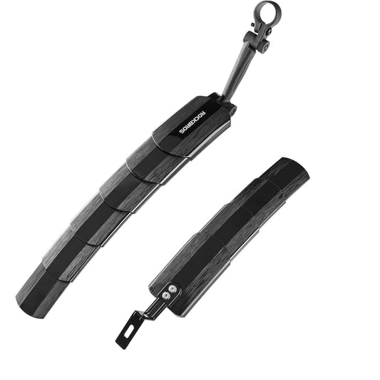 Mountain Road Bike Front and Rear Fenders - Foldable Retractable Extended Fenders