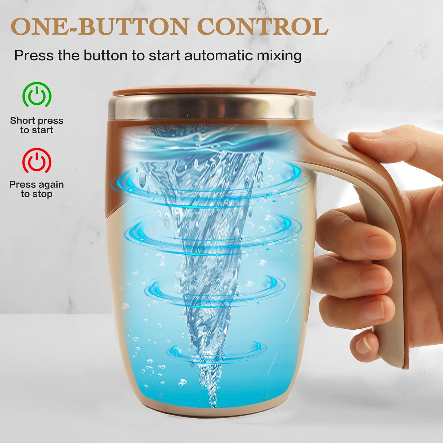 Rechargeable Automatic Magnetic Self-stirring Coffee Mug