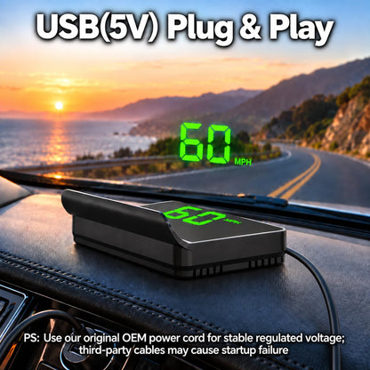 K1 GPS HUD Speedometer for Cars & Motorcycles