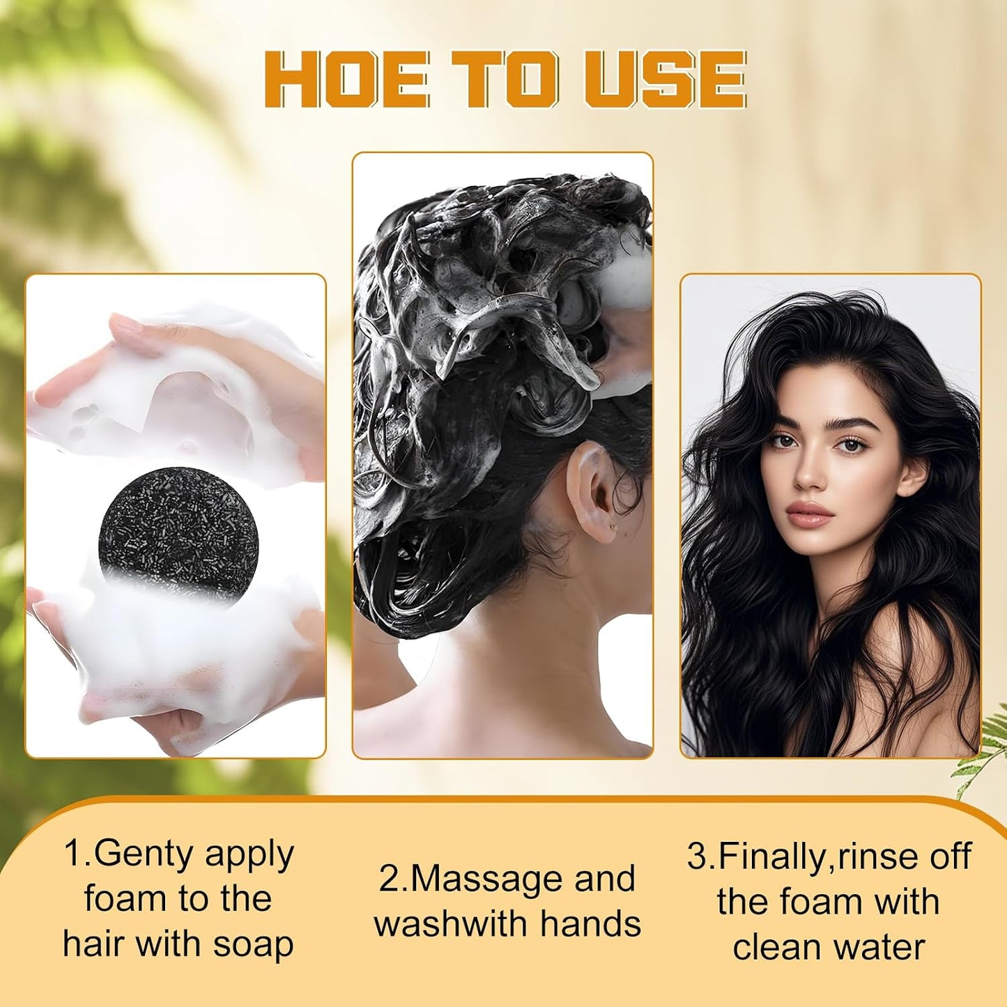 Hair Shampoo Soap Natural Gray Hair Reverse Bar – Deep Cleaning & Nourishing