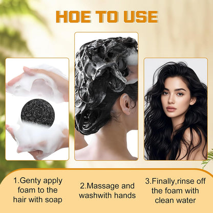 Hair Shampoo Soap Natural Gray Hair Reverse Bar – Deep Cleaning & Nourishing