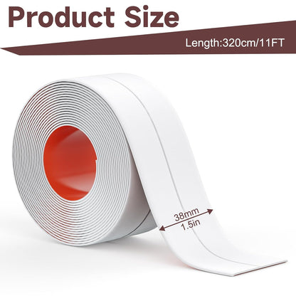 Caulk Tape Waterproof Self Adhesive, 2 Rolls Caulking Sealant Strip