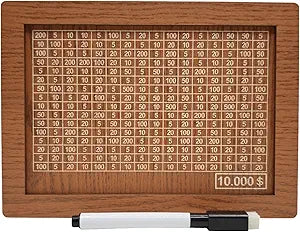 10000$ Retro Cash Vault Wooden Savings Challenge Box