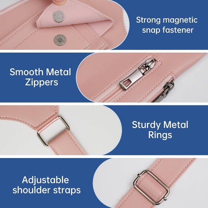 Anti-Theft Multi-pocket Double Shoulder Armpit Bag
