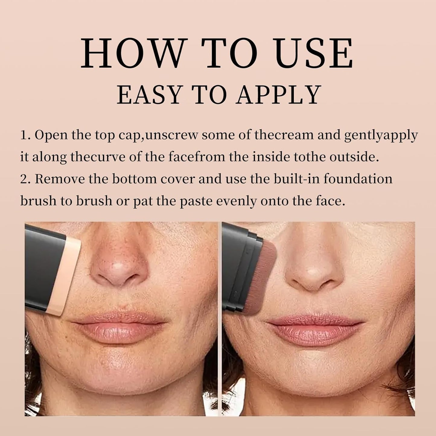 Long-wear Lightweight Brighten Face Foundation Contour Stick