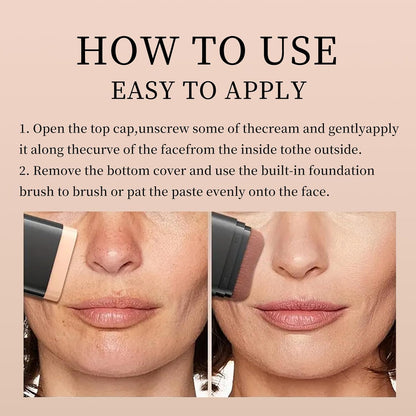 Long-wear Lightweight Brighten Face Foundation Contour Stick