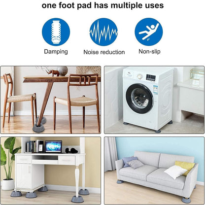 4Pcs Anti Vibration Pads for Washing Machine and Dryer Shock