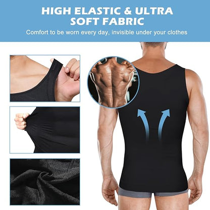 Men's Compression Base Layer Slim Compression Muscle Tank Shapewear