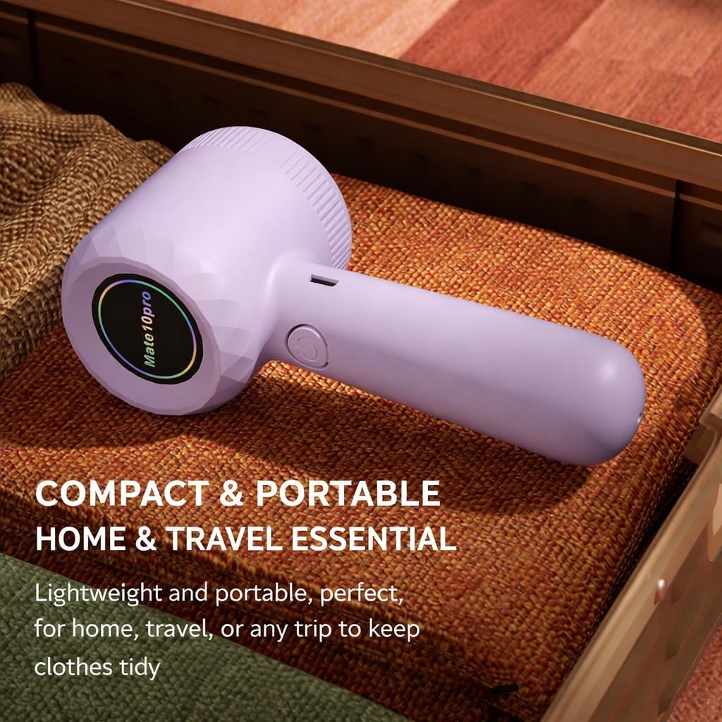 Rechargeable Quiet Fabric Shaver Lint Remover