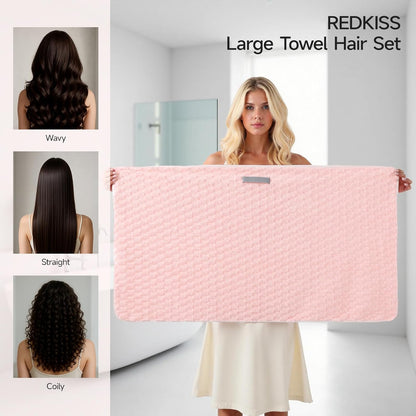 3 Pack Anti Frizz Women's Hair Quick Drying Towels