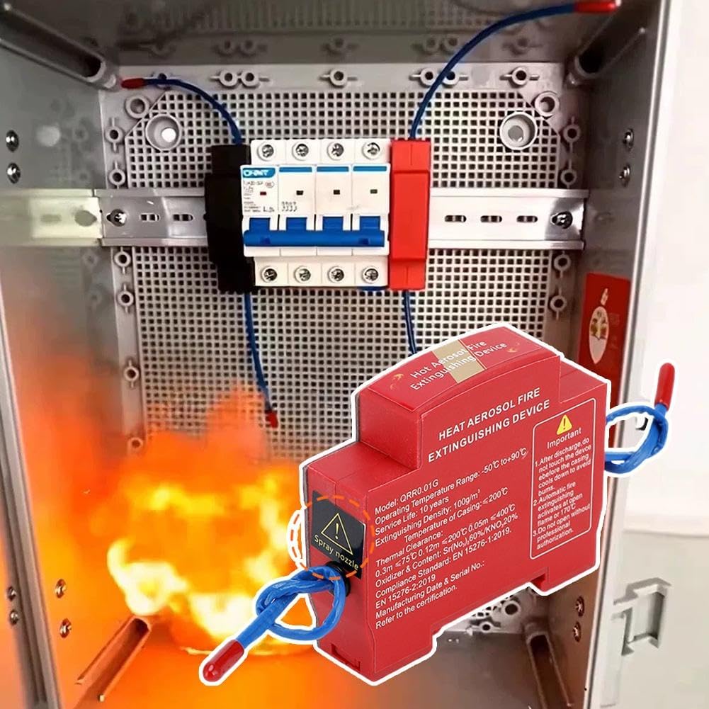 Automatic Fire Suppression System For Electrical Cabinets