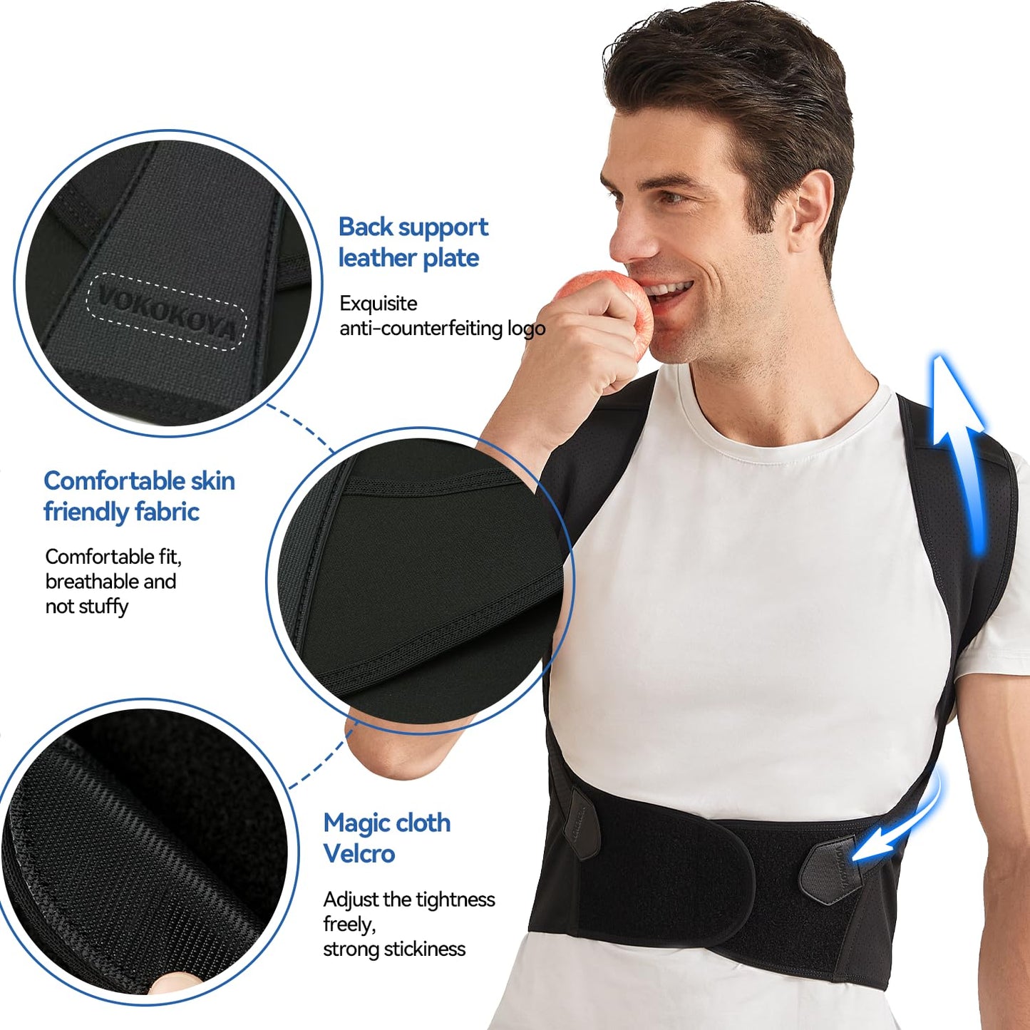 Adjustable Posture Corrector for Women and Men