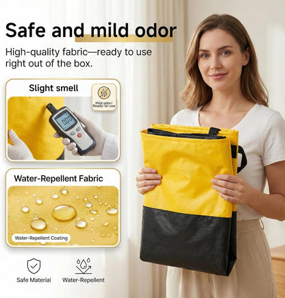 Heavy Duty Moving Bags with Handles, Extra Large Woven Storage Totes