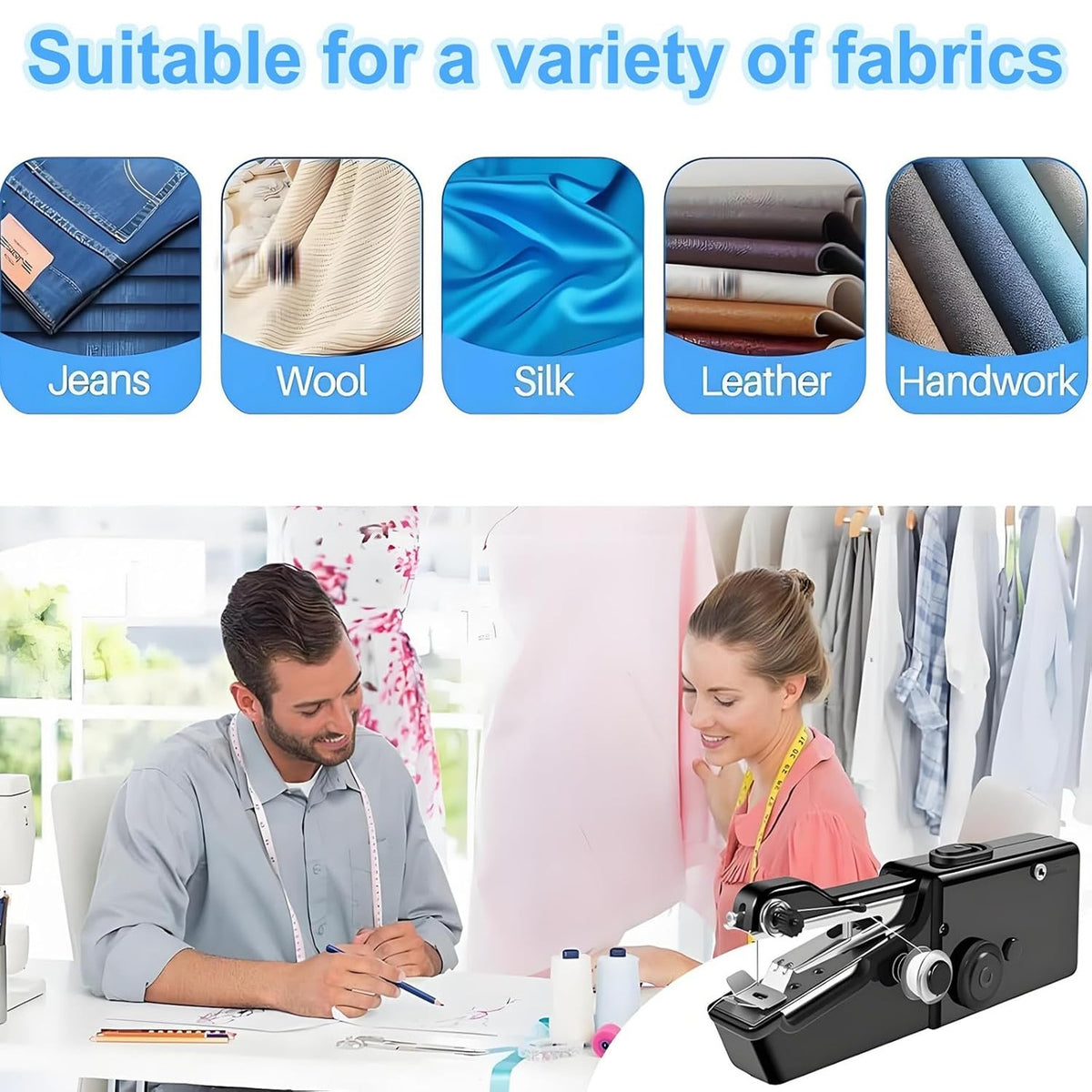 Portable Household Sewing Machine With Fast Sewing Speed And Simple Operation
