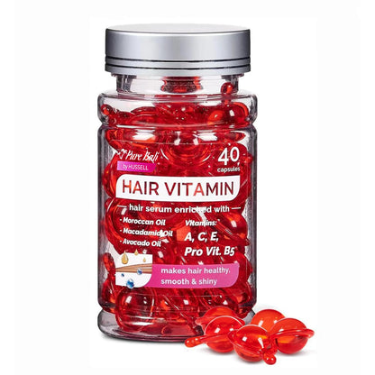 40 Capsules Hair Vitamins Moroccan Oil Capsules for Women