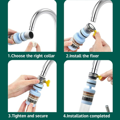 Water Faucet Filter Universal 15-32mm Round Faucet Adapter