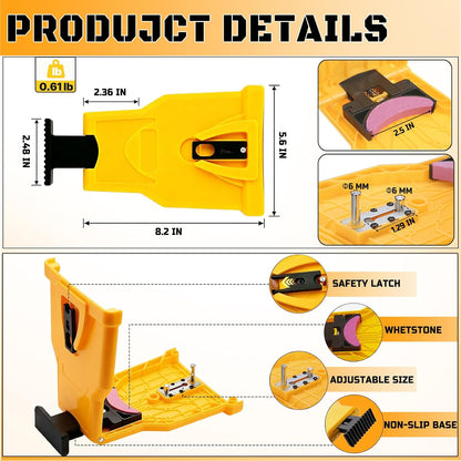 Chainsaw Sharpener Universal for 12''-22'' Chain Saw Sharpener Tool