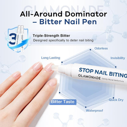 Kids Instant Bitter Nail Biting for Damaged Nails Care Safe Effective & Non-Toxic