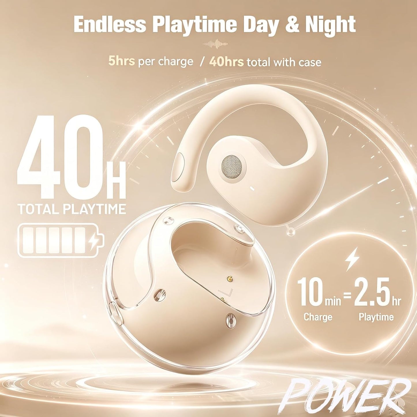 Wireless Bluetooth Open Ear Air Conduction Headphones