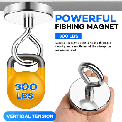 Magnet Fishing 300 lbs Neodymium Rare Earth Magnets