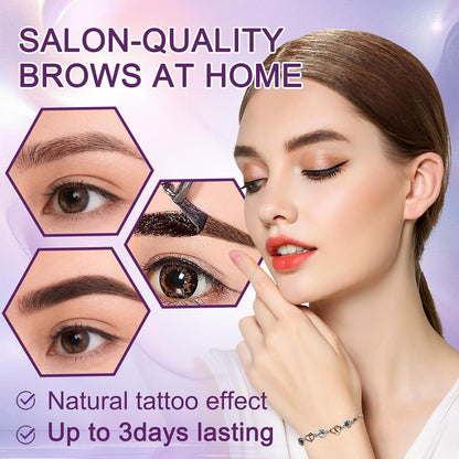 4 Pack Long-lasting Waterproof Peel off Tatoo Eyebrow Gel