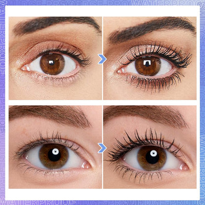 Ultra-Fine Long Lasting Black 4D Silk Fiber Waterproof Curling Mascara