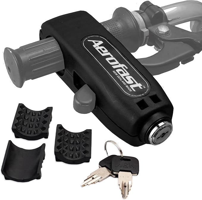 Motorcycle Locks Anti Theft Handlebar Lock Heavy Duty,  for Your Motorbike, ATV, Dirt Bike and Scooter