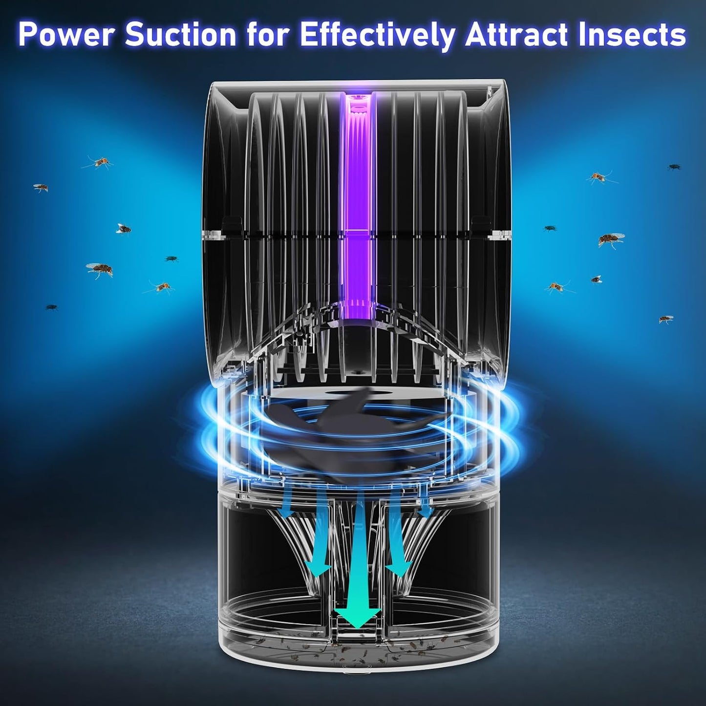 Fruit Fly Trap Indoor Insect Trap with Strong Suction