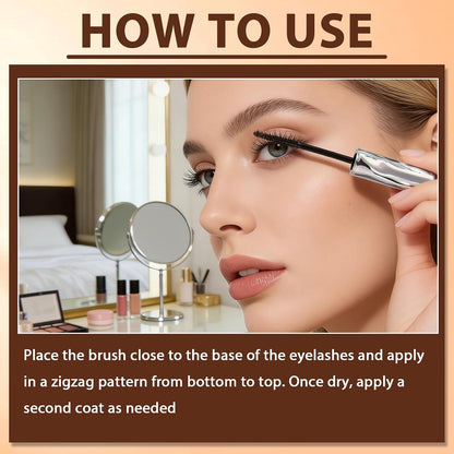 Steel Tube Eyelash Primer, 2026 Upgraded Waterprooflong Curling Mascara