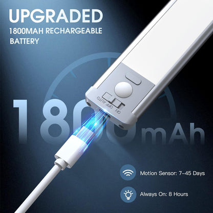 Wireless Rechargeable LED Motion Sensor Light for Kitchen, Stairs, Cabinet